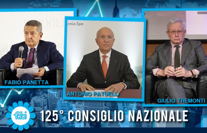 Panetta, Patuelli e Tremonti al 125° Consiglio Nazionale Fabi