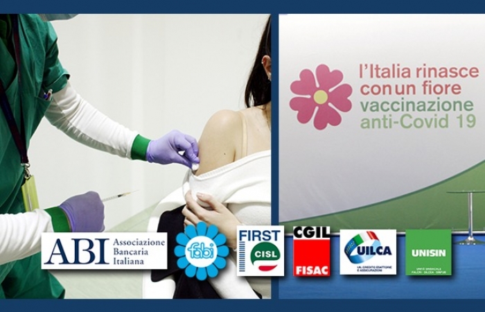 Vaccini: “Tenere in considerazione i bancari”